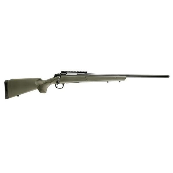 CVA Cascade Rifle 7mm Rem Mag 3rd Capacity 24" Threaded Cerakote Black Barrel OD Green Stock 0 MOA Pic Rail