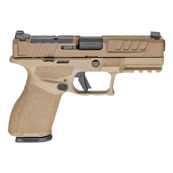 Springfield Echelon 4.0C Handgun 9mm Luger 15(2)rd Magazines 4" Barrel Optic Ready FDE Finish