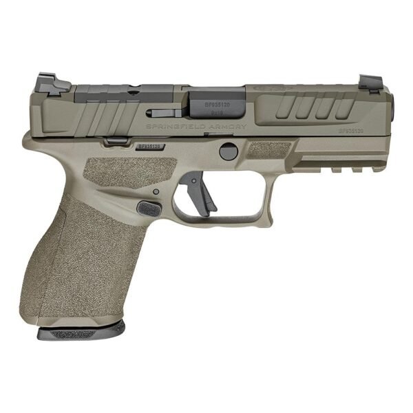 Springfield Echelon 4.0C Handgun 9mm Luger 18(1)&15(1)rd Magazines 4" Barrel Optic Ready ODG Finish