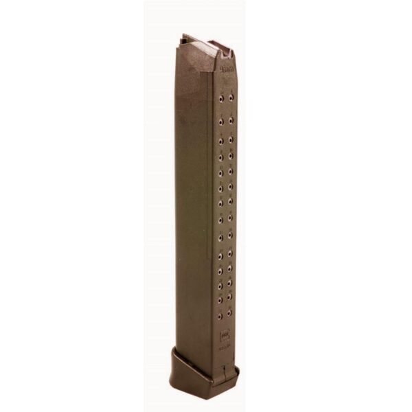 Glock Gen5 Factory Magazine for G17 G17L G19 G19X G26 G34 FDE 9mm Luger 33/rd Pkg