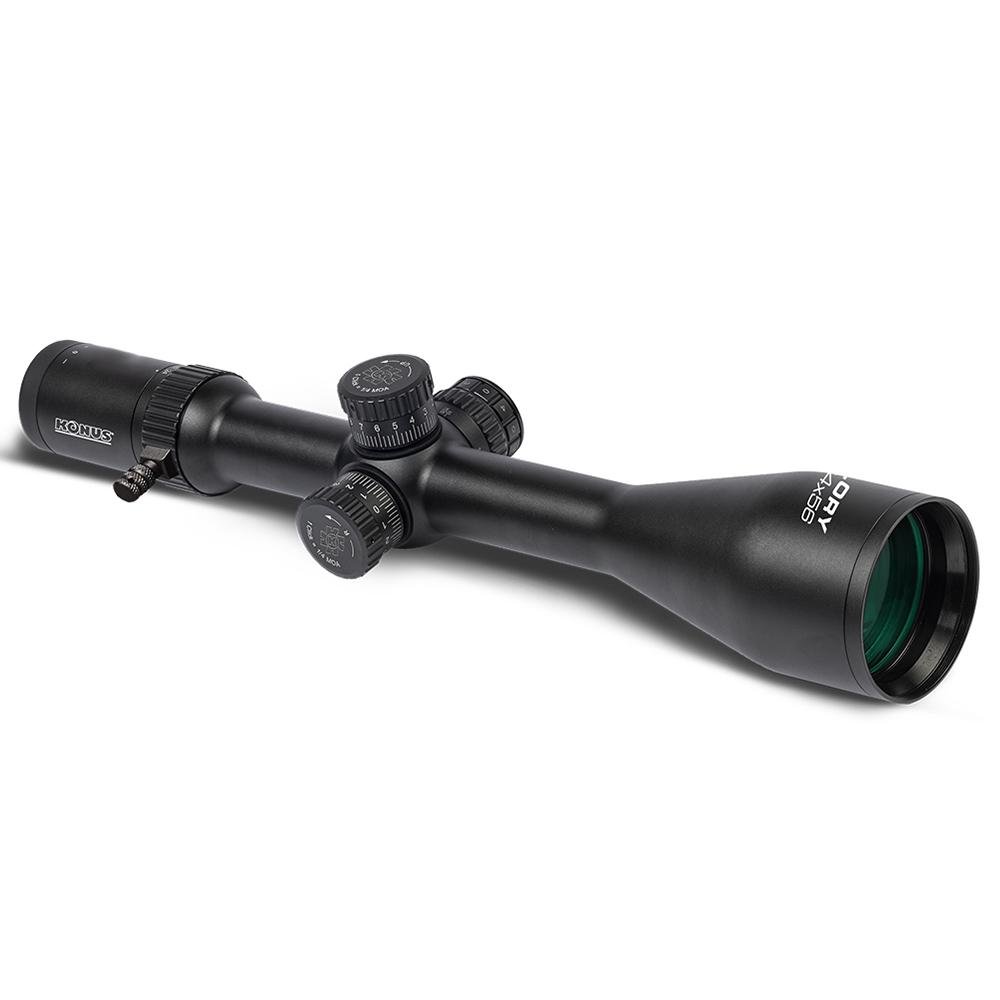 Konus Glory Rifle Scope 3-24x56mm FFP 30mm Blue/Red Fine Crosshair Illum