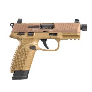 FN USA 502 Tactical Handgun .22 LR 10rd Magazines (2) 4.6" Threaded Barrel FDE