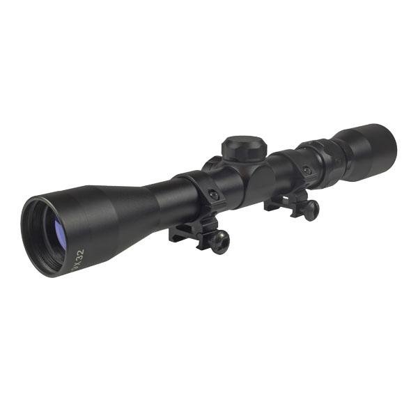 Truglo Buckline Rifle Scope - 3-9x32mm BDC Reticle Black Matte