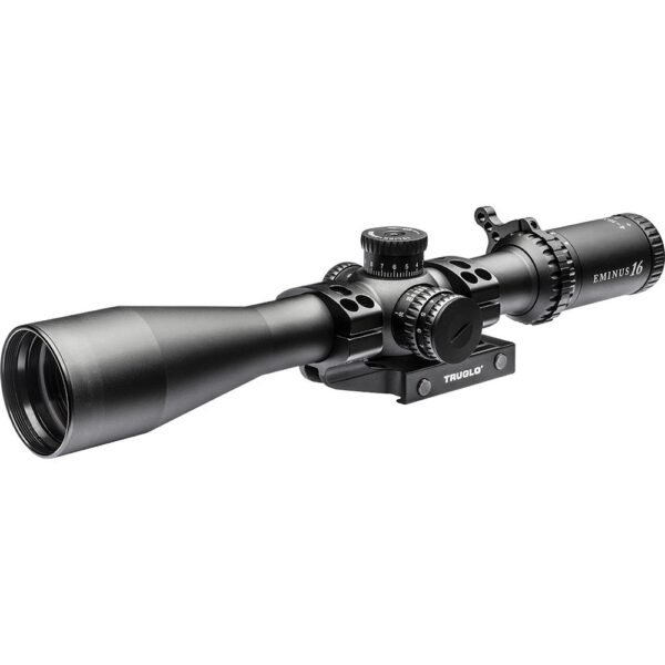 Truglo EMINUS16 Rifle Scope - 4-16x44mm SF 30mm Illum. TacPlex Reticle w/ APTUS-M1 Mount Black
