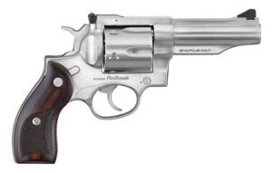 Ruger Redhawk 45 Auto 6rd 4.2" Barrel Stainless Steel Laser Hardwood Grip
