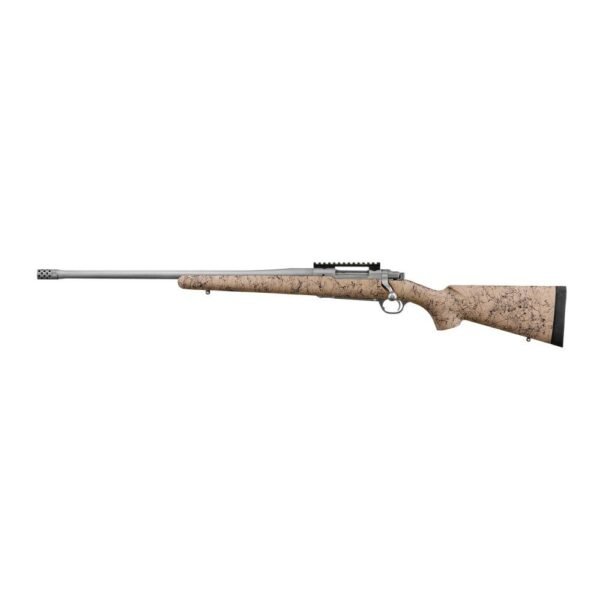 Ruger Hawkeye FTW Hunter Left Handed Rifle 6.5 PRC 4rd Magazine 24" Barrel Tan and Black Speckled