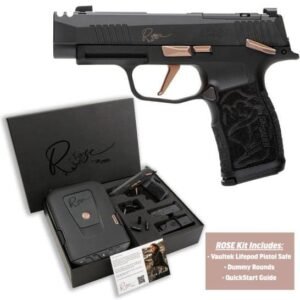 Sig Sauer P365-XL Rose Comp CA Approved Handgun 9mm Luger 10rd Magazines(2) 3.1" Barrel Manual Safety