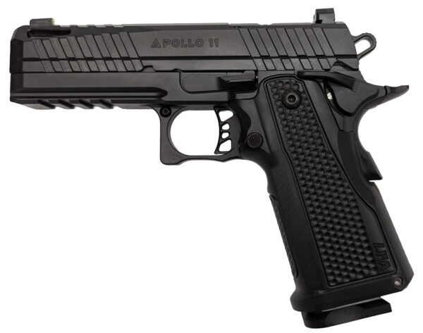 LFA Apollo 11 Compact Pistol - 9mm | Black |Aluminum Grip | 4.1" | 1x17rd Mag
