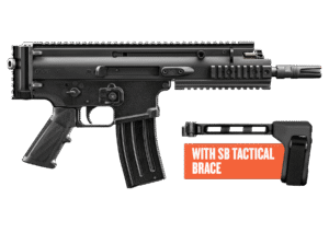 FN SCAR 15P 5.56MM BLK 7.5" BRACE
