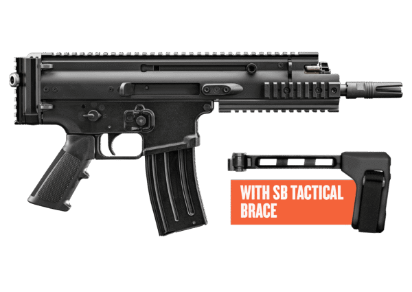 FN SCAR 15P 5.56MM BLK 7.5" BRACE