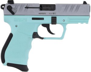 WALTHER PD380 380ACP 3.7" FS - 9RD SILVER ANGEL BLUE FRAME
