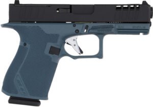 GLFA 19 STRIKER 9MM 4" 15 SHOT - BLACK SLIDE TITANIUM FRAME