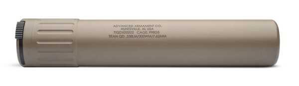 AAC (ADVANCED ARMAMENT) TITAN-QD 338LM FDE SILENCER