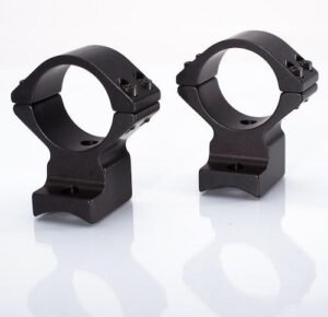 Talley Lightweight Alloy Scope Mount Combo 1" Remington 700-721-722-725-40X Med LA 20MOA Black