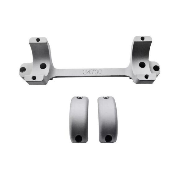 DNZ 1-Piece Gamer Reaper Scope Mount - Remington 700 Long Action High - Silver