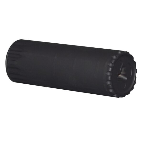 YHM Turbo K-RB 5.56mm QD Suppressor with Muzzle Brake 5.56mm Stainless Steel/Cobalt 6 Black 1/2x28