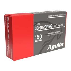 Aguila Ammunition 30-06 Springfield Rifle Ammo - 150 Grain | Soft Point | 20rd Box