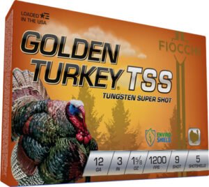 FIOCCHI GOLDEN TURKEY TSS 12GA - 3" 1-5/8OZ #9 5RD 10BX/CS