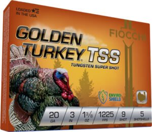 FIOCCHI GOLDEN TURKEY TSS 20GA - 3" 1-3/8OZ #9 5RD 10BX/CS