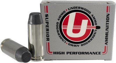 UNDERWOOD 10MM 200GR HARD CAST - LEAD-FN 20RD 10BX/CS