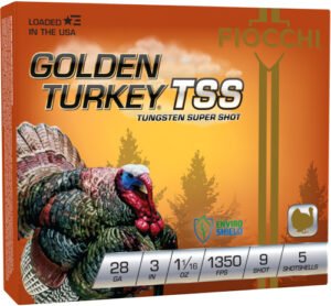 FIOCCHI GOLDEN TURKEY TSS 28GA - 3" 1-1/16OZ #9 5RD 10BX/CS