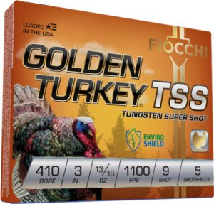 FIOCCHI GOLDEN TURKEY TSS 410 - 3" 13/16OZ #9 5RD 10BX/CS