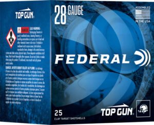 FEDERAL TOP GUN 28GA 2.75" 3/4 - OZ #7.5 1330FPS 250RD CASE LOT