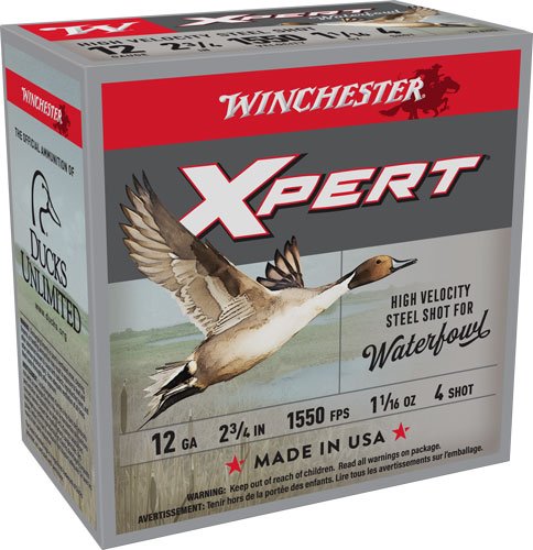 WINCHESTER XPERT 12GA 2.75" - 1-1/16OZ #4 1500FPS 25RD 10B/C - Image 2