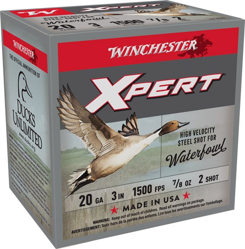 WINCHESTER XPERT STEEL 20GA 3" - 7/8OZ #2 1500FPS 25RD 10BX/CS - Image 2