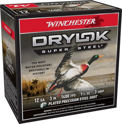 WINCHESTER DRYLOK 12GA 3" - 1-1/4OZ #3 25RD 10BX/CS - Image 2
