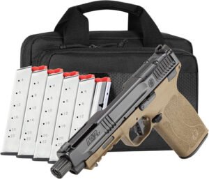 S&W M&P 5.7 NO THUMB SAFETY 5" - 6-22 RD MAGS OPTIC CUT FDE/BLK