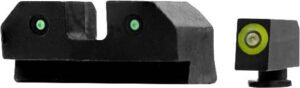 XS R3D FOR GLOCK 42/43/43X/48 - 3-DOT GREEN TRITIUM SET
