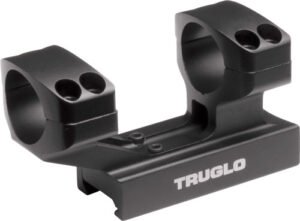 TRUGLO 1-PIECE PICATINNY RISER - SCOPE MOUNT 1"HEIGHT 1" RINGS