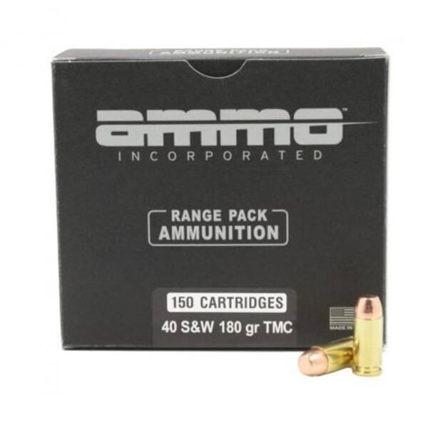 Ammo Inc Signature Range .40 S&W Handgun Ammo - 180 Grain | TMC | 150rd Box