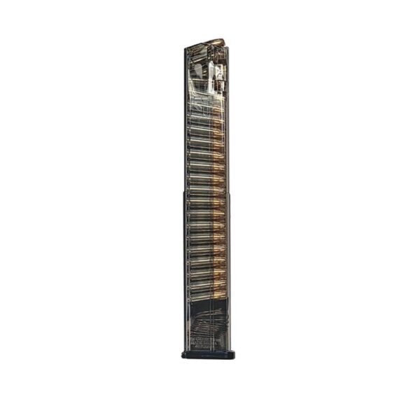 Elite Tactical Systems (ETS) Glock 18 40/rd 9mm Magazine - For Glock 17 18 19 19x 26 34 45