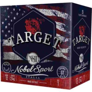 Nobel NSI Target Nobel Speed Shotshell 12ga 2-3/4" 1oz 1300 fps #8 250/ct Case (10-25/ct Boxes)