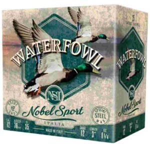 Nobel Sport Steel Waterfowl Shotshells 12 ga 3" 1-1/4 oz 1450 fps #BB 25/ct