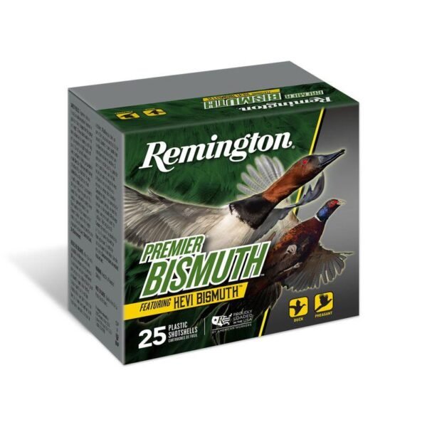 Remington Premier Bismuth Shotshells 12ga 2-3/4 in 1-1/4oz #2 1400 fps 25/ct