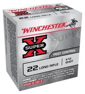 WINCHESTER SUPER-X SHOTSHELL - 22LR #12 SHOT 50RD 100BX/CS