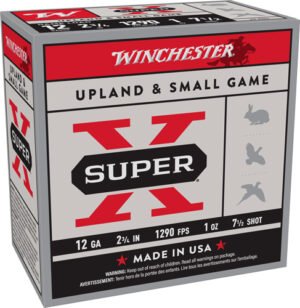 WINCHESTER SUPER-X 12GA 2.75" - 1OZ #7.5 1290FPS 250RD CASE