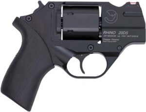 CHIAPPA RHINO 200DS 357MAG - 2" FS BLACK/RUBBER W/HOLSTER.