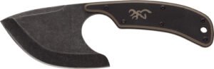 BROWNING KNIFE CUTOFF SKINNER - 2.5" BLADE BLACK W/SHEATH