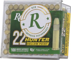 REMINGTON GOLDEN HUNTER 22LR - 40GR PLATED HP 100RD 50BX/CS