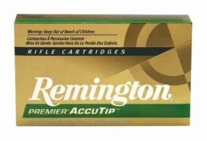 REMINGTON PREMIER 222 REM - 50GR ACCUTIP 20RD 10BX/CS