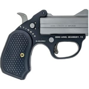 Bond Arms Stinger FireBall Aluminum Frame Handgun 9mm Luger 2rd Capacity 3'' Stainless Steel Barrel Matte B6 Grips