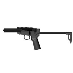 Dark Mountain Stowaway Handgun 9mm Luger Single Shot 5" 1/2x28 Threaded Barrel Black with Brace Adapter