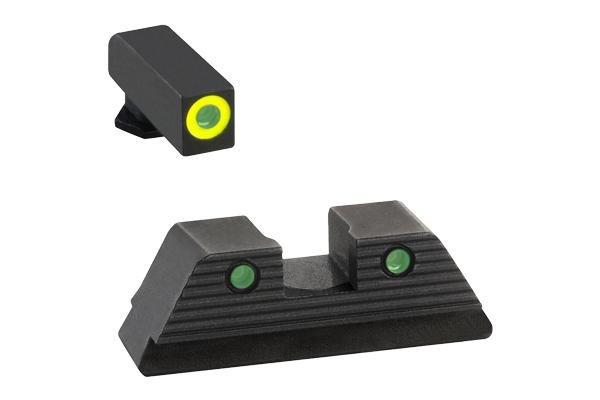 Ameriglo Glock Trooper Night Sight Set MOS Compatible For Glock 1719 22 23 24 26 27 33 34 35 Gen 1-4