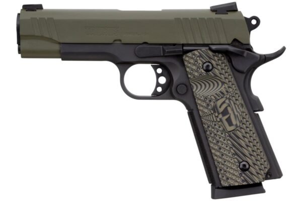 Taurus PT1911 Commander Cerakote Mill Spec Green .45 ACP 8rd Magazine 4.25" Barrel VZ Grip