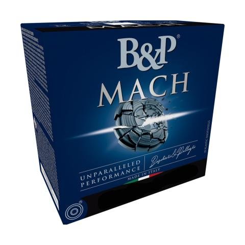 B&P Mach Professional Handicap Shotshells 12ga 2-3/4" 1oz 1250 fps #8 25/ct