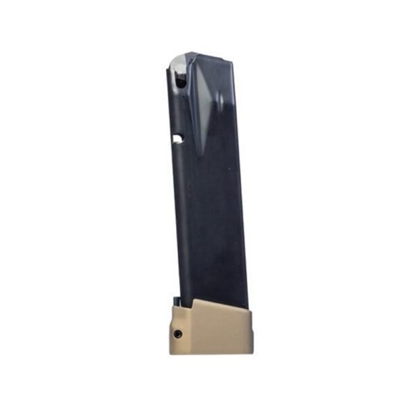 Canik TTI Combat Handgun Magazine 9mm Luger 18rd with TTI +3 Bronze Extension 21rd